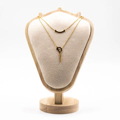 Collar con doble dije